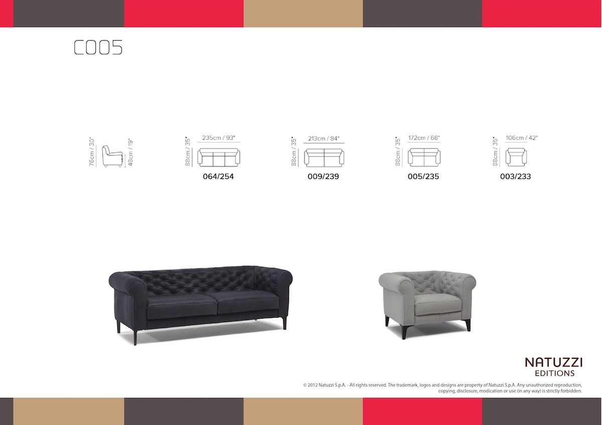 C005 divani sofa tech